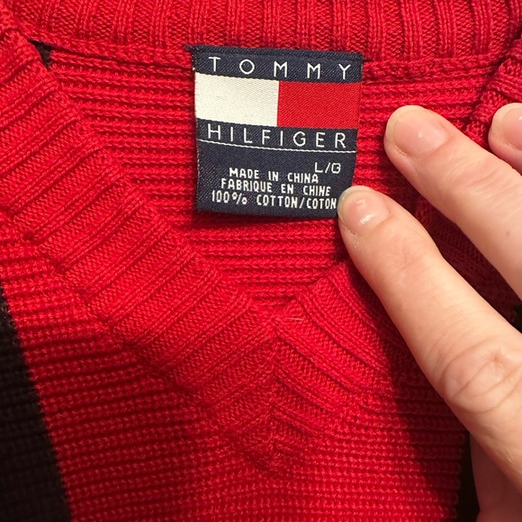 Tommy Hilfiger Multicolor Striped Knit Sweater Vintage - Picture 4 of 7